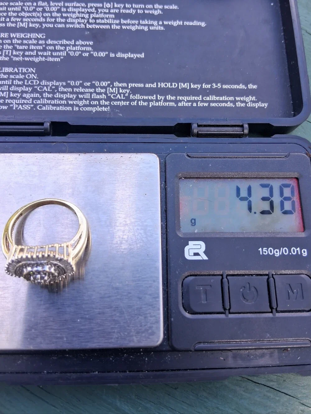 10Kt Gold 2 Carat Natural Diamond Cocktail Ring Size 8